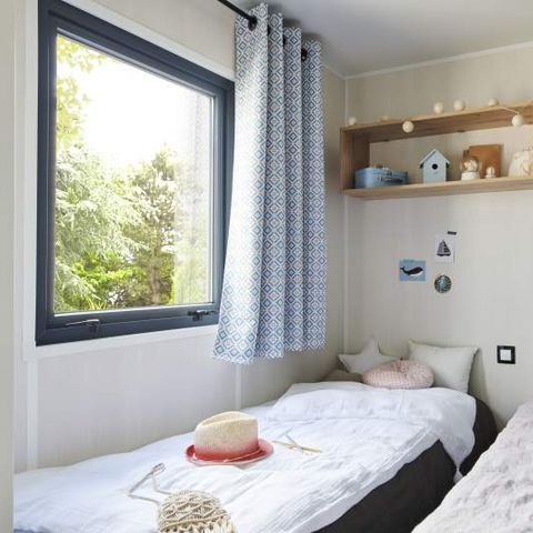 Mobilheim 4 Personen - Cabane Surfer 2 Zimmer - 25 m² + halbüberdachte Terrasse