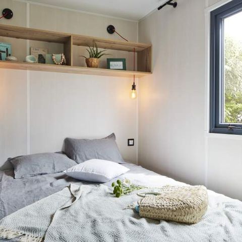 Mobilheim 4 Personen - Cabane Surfer 2 Zimmer - 25 m² + halbüberdachte Terrasse