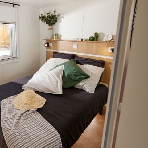 Mobilheim 4 Personen - Nest 29 - 2 Zimmer 30 m² + halbüberdachte Terrasse