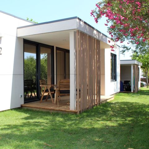 Mobilheim 5 Personen - Bungalow Cubik - 2 Schlafzimmer