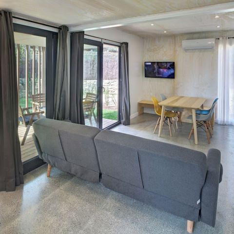 Mobilheim 5 Personen - Bungalow Cubik - 2 Schlafzimmer