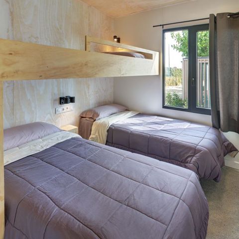 Mobilheim 5 Personen - Bungalow Cubik - 2 Schlafzimmer