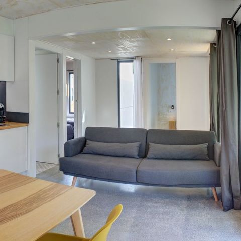 Mobilheim 5 Personen - Bungalow Cubik - 2 Schlafzimmer