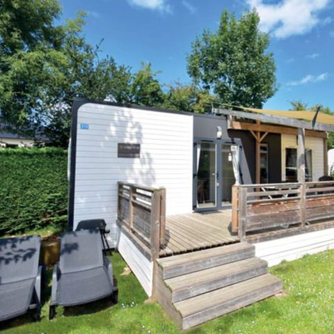Mobilheim 8 personen - Mobilheim | Premium | 3 Zi. | 6/8 Pers. | Erhöhte Terrasse | Klimaanlage