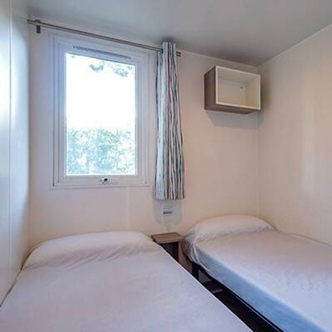 Mobilheim 8 personen - Mobilheim | Premium | 3 Zi. | 6/8 Pers. | Erhöhte Terrasse | Klimaanlage