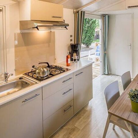 Mobilheim 4 personen - Mobilheim | Comfort | 2 Zi. | 4 Pers. | Erhöhte Terrasse | Klim.