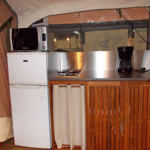 SafariZelt 5 Personen - Zelt Nature - 2 Zimmer (ohne Sanitäranlagen)