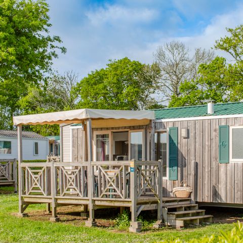 Mobilheim 6 Personen - PRESTA+ 2 Zimmer 30m² TV + Klimaanlage