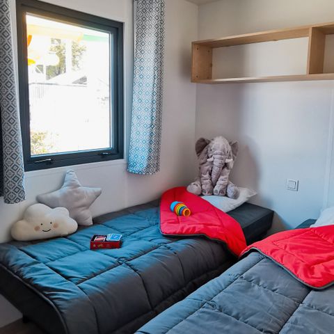 Mobilheim 12 Personen - PRESTA+ Tribu 6 Schlafzimmer 2sdb 60m² TV + Klimaanlage
