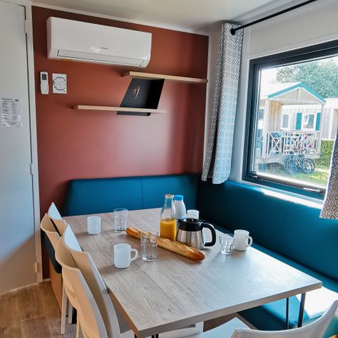 Mobilheim 12 Personen - PRESTA+ Tribu 6 Schlafzimmer 2sdb 60m² TV + Klimaanlage