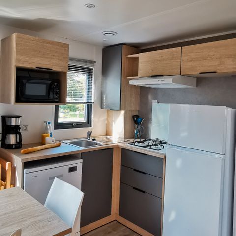 Mobilheim 12 Personen - PRESTA+ Tribu 6 Schlafzimmer 2sdb 60m² TV + Klimaanlage