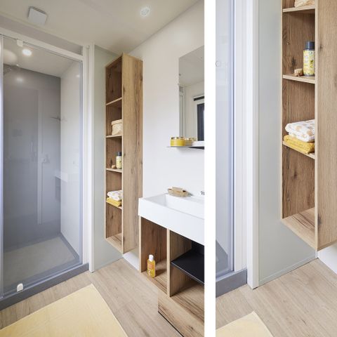 Mobilheim 5 Personen - Mobilehome PRESTA+Kids 2 Zimmer 29m² TV + Klimaanlage