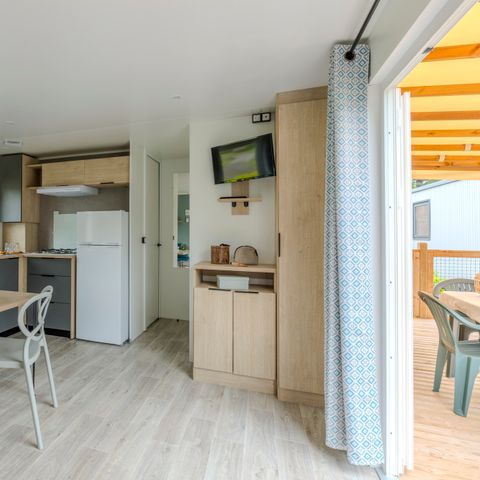 Mobilheim 5 Personen - Mobilehome PRESTA+Kids 2 Zimmer 29m² TV + Klimaanlage