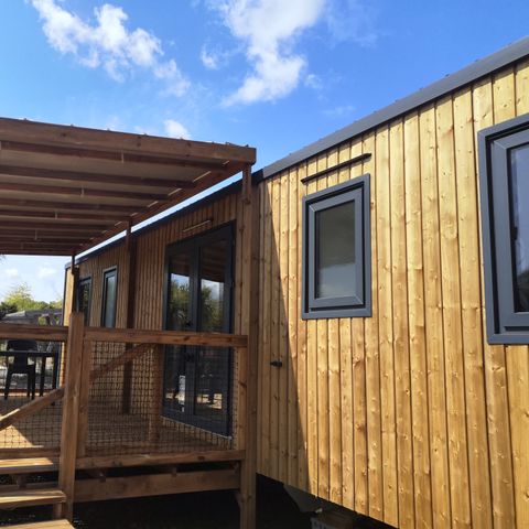 Mobilheim 6 personen - Mobilheim PRESTA+Kids 3 Schlafzimmer 2 Badezimmer 40m² TV + Klimaanlage