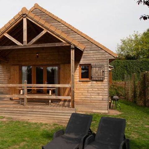 Chalet 7 Personen - Lodge | Lodge Villa | 3 Zi. | 5/7 Pers. | Erhöhte Terrasse | TV