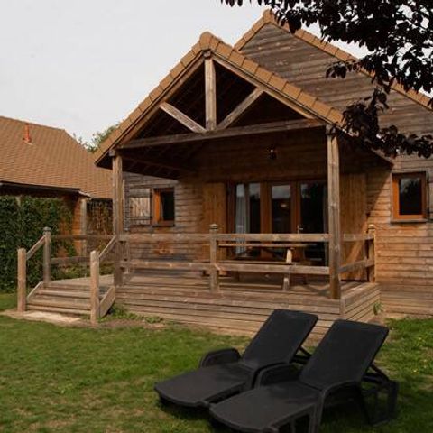 Chalet 7 personen - Lodge | Lodge Villa | 3 Zi. | 5/7 Pers. | Erhöhte Terrasse | TV