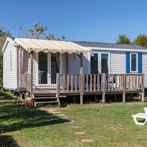 Mobilheim 4 personen - Classic | 2 Schlafz. | 4 Pers. | Erhöhte Terrasse