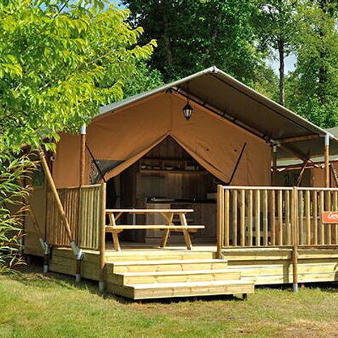 Safarizelt 6 Personen - Safari Lodge Zelt | 2 Schlafz. | 6 Pers. | 1 Bad