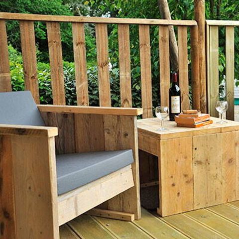 Safarizelt 6 Personen - Safari Lodge Zelt | 2 Schlafz. | 6 Pers. | 1 Bad