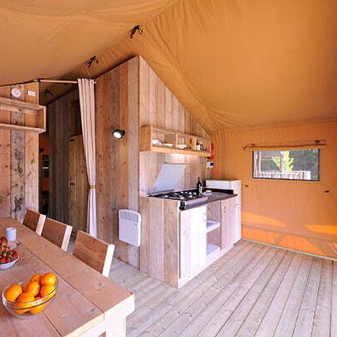 Safarizelt 6 Personen - Safari Lodge Zelt | 2 Schlafz. | 6 Pers. | 1 Bad