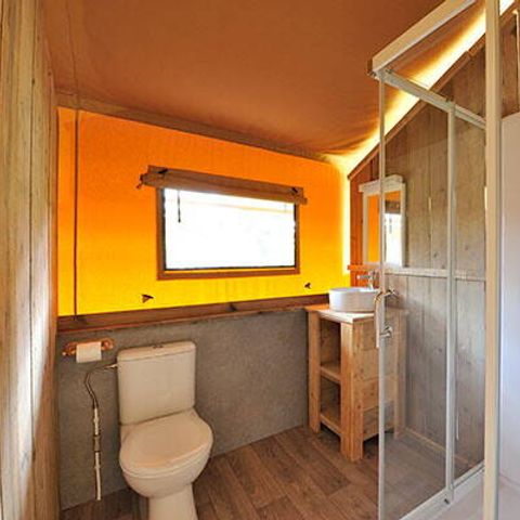 Safarizelt 6 Personen - Safari Lodge Zelt | 2 Schlafz. | 6 Pers. | 1 Bad