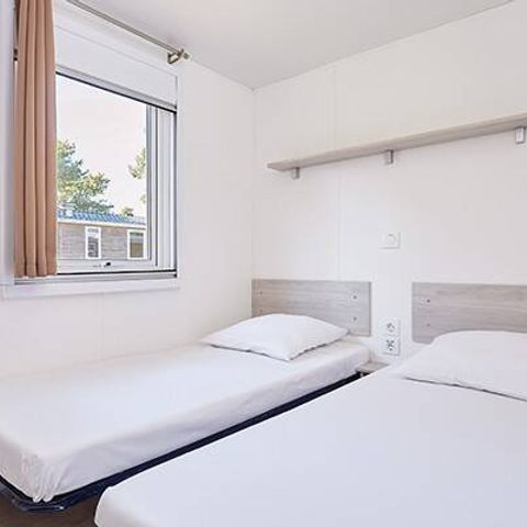 Mobilheim 6 Personen - Mobilheim | Premium | 3 Zi. | 6 Pers. | Erhöhte Terrasse