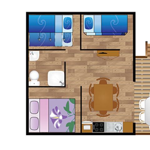 Safarizelt 6 Personen - Lodge ULIA 6 Personen