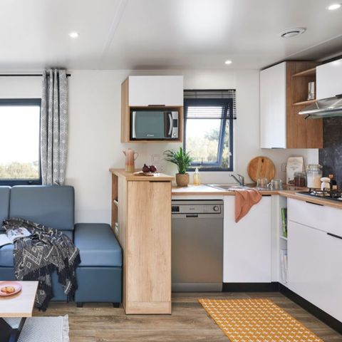 Mobilheim 6 Personen - Mobilheim LUXUS JARA mit Spa 6 Personen
