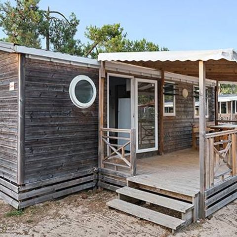 Mobilheim 6 Personen - Classic | 3 Schlafz. | 6 Pers. | Erhöhte Terrasse