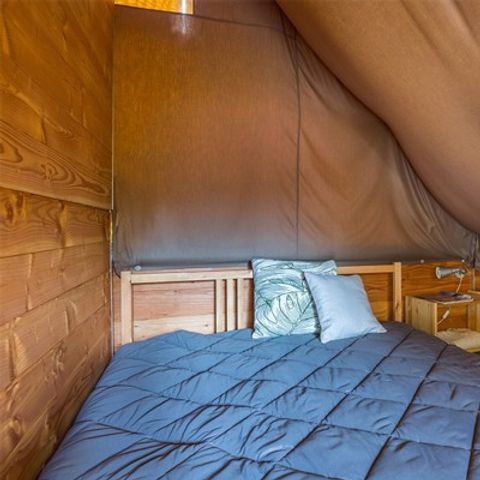 Safarizelt 4 personen - Eco Lodge Zelt | 2 Schlafz. | 4 Pers. | Ohne Bad