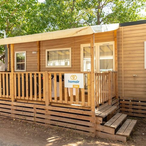Mobilheim 6 personen - Premium Azure | 3 Zi. | 6 Pers. | Erhöhte Terrasse | Klim.