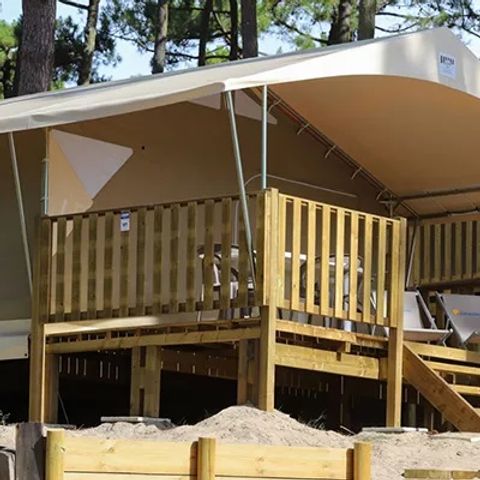 Wohnzelt auz holz 5 personen - Lodge - ohne Sanitäranlagen LG5