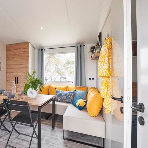 Mobilheim 6 Personen - Cottage 6 Personen 3 Zimmer (TV, Klimaanlage, Geschirrspüler)
