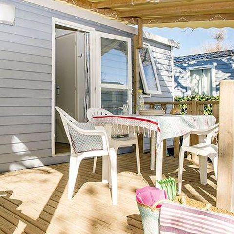 Mobilheim 6 personen - Mobilheim Confort 6 Personen klimatisiert (ca. 31m²)