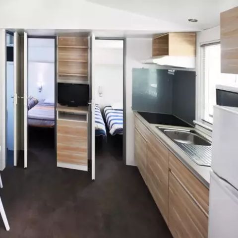 Mobilheim 6 Personen - 4 Zimmer 6 Personen + TV