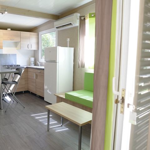 Chalet 4 Personen - Holz 2 Schlafzimmer Klimatisiert