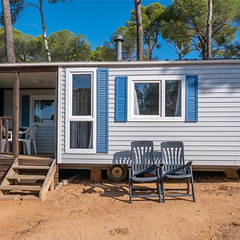 Mobilheim 4 personen - Classic | 2 Zi. | 4 Pers. | Einfache Terrasse