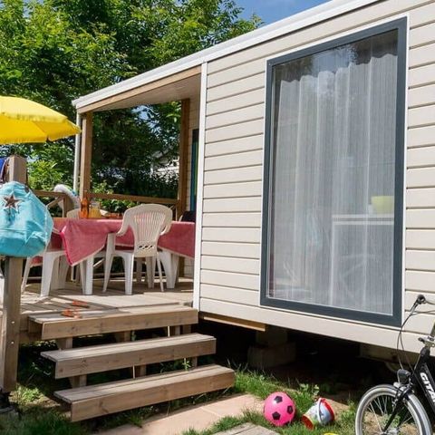 Mobilheim 6 Personen - Mobilheim | Comfort | 2 Zi. | 4/6 Pers. | Einfache Terrasse | TV