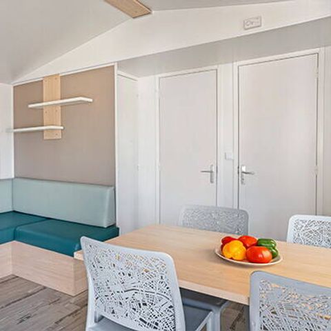Mobilheim 6 Personen - Mobilheim | Comfort | 2 Zi. | 4/6 Pers. | Einfache Terrasse | TV