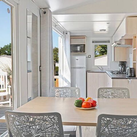 Mobilheim 6 Personen - Mobilheim | Comfort | 2 Zi. | 4/6 Pers. | Einfache Terrasse | TV