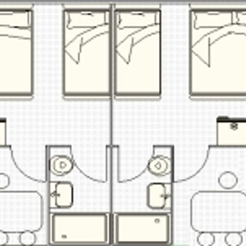 Mobilheim 2 Personen - La Room - ohne Küche