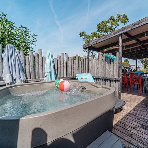 Mobilheim 6 Personen - PREMIUM JACUZZI