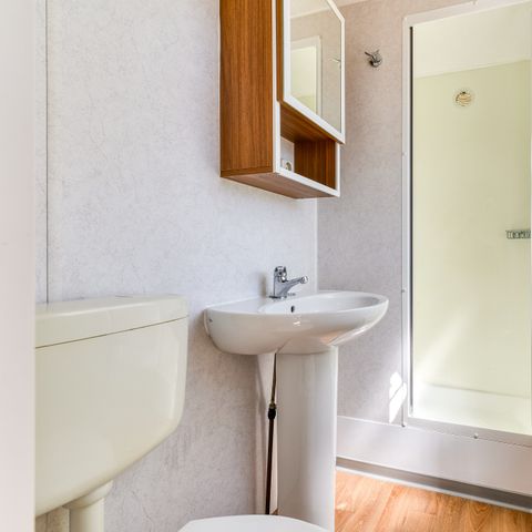 Mobilheim 4 personen - Comfort | 2 Schlafz. | 4 Pers. | Erhöhte Terrasse | Klimaanlage