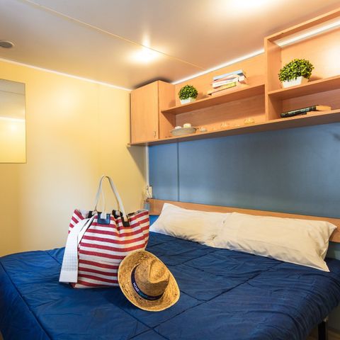 Mobilheim 6 personen - Comfort | 2 Zi. | 4/6 Pers. | Einfache Terrasse | Klim.