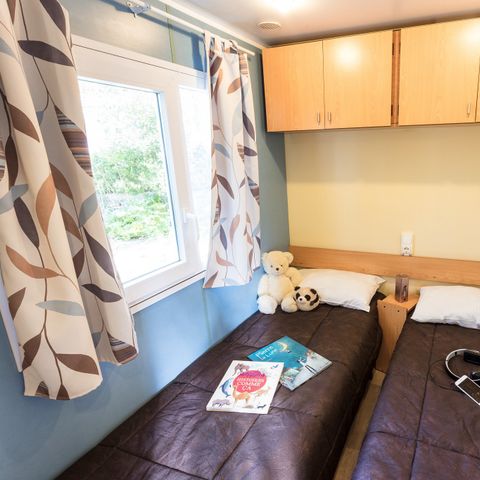 Mobilheim 4 personen - Classic | 2 Zi. | 4 Pers. | Erhöhte Terrasse | Klim.