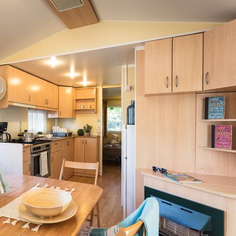 Mobilheim 4 personen - Classic | 2 Zi. | 4 Pers. | Erhöhte Terrasse | Klim.