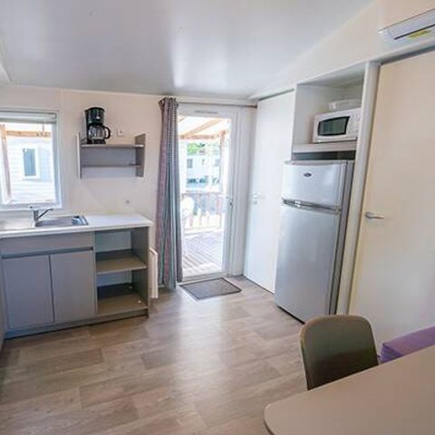 Mobilheim 6 Personen - Mobilheim | Classic | 3 Schlafz. | 6 Pers. | Erhöhte Terrasse | Klima.
