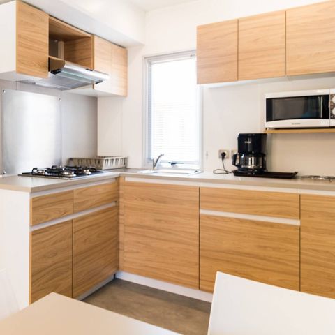 Mobilheim 4 personen - Mobilheim | Premium | 2 Zi. | 4 Pers. | Kleine Terrasse | Klim. | TV