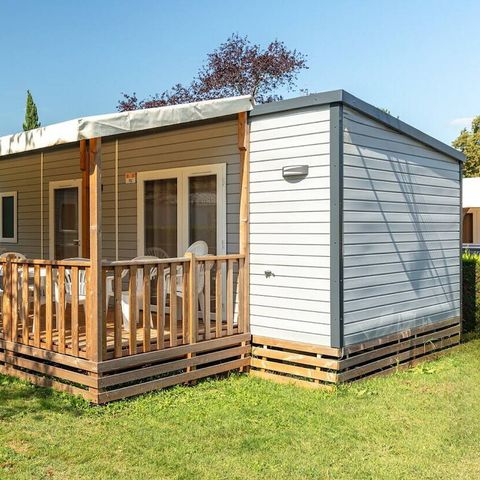 Mobilheim 4 personen - Mobilheim | Premium | 2 Zi. | 4 Pers. | Erhöhte Terrasse | Klim.