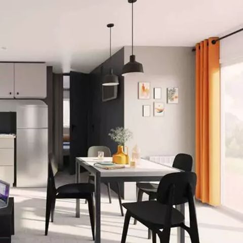 Mobilheim 8 personen - Mobilheim | Comfort | 4 Zi. | 8 Pers. | Erhöhte Terrasse | 2 Bäder | Clim.